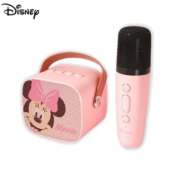Ручной звук Disney Mickey Minnie Lotso, сабвуфер на открытом воздухе, Домашнее пение, TF-карта, Стерео, Беспроводной динамик Bluetooth, микрофон