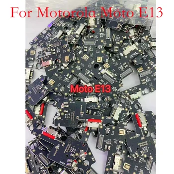 1 шт. Новая плата зарядного порта для Motorola Moto E13, Moto G73, док-станция для зарядки, USB-разъем, гибкий кабель