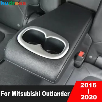 Аксессуары для интерьера Mitsubishi Outlander 2016 2017 2018 2019 2020 Матовая Отделка Крышки Держателя Стакана Для Воды На Заднем Сиденье Автомобиля