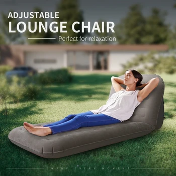 Быстросъемный Воздушный диван-кровать для активного отдыха в Палатке, Регулируемая Спинка для отдыха, Надувной диван с Откидной спинкой, Кресло для отдыха 0