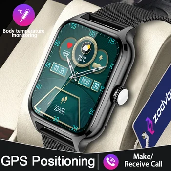 2023 Новые Умные Часы Amazfit с GPS Для Мужчин, HD Часы с Большим Экраном Для Голосового вызова IP68 Для Huawei Xiaomi Apple Smart Watch Для Женщин