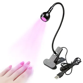 Светодиодный УФ-черный ультрафиолет фиолетовый настольная лампа мини, гель лампы сушилка для ногтей для DIY ногтей за наличные медицинской детектор