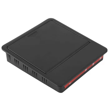 Скрытый Ящик Для Хранения Подлокотника Черный Противоскользящий Без Запаха Прочная Центральная Консоль ABS Прочный Компактный Подходит Для Tesla Model 3
