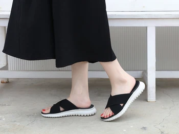 Женские летние сандалии SIKETU, водонепроницаемая обувь на платформе с ремешком на щиколотке, Удобные повседневные босоножки на наклонном каблуке