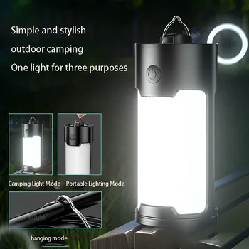 Портативный фонарь для кемпинга Light High Power 0utdoor, освещение палатки, фонари, Портативная аварийная лампа, Рыбалка, Работа в кемпинге