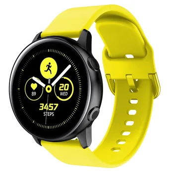 Спортивный Мягкий Силиконовый Сменный Ремешок Для Samsung Galaxy Watch Active Intelligent Аксессуары Для Умных Часов