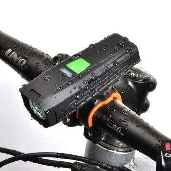 Передние фонари MTB велосипеда USB LED Перезаряжаемая Водонепроницаемая Фара для горного велосипеда Предупреждение о световом сигнале Велосипеда Аксессуары для велоспорта
