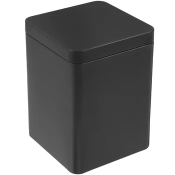 Жестяные банки С крышками Коробка Квадратная Коробка для упаковки чая Железный Контейнер для конфет Портативная Банка для хранения чая