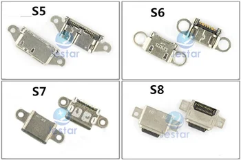 10 шт. USB-порт для зарядки Samsung S5/S6/S7/S8/S9 G5700 Примечание 7/8/9/10 A3/A5 A7 A20/30/40/70 A530/730 C8 C7100