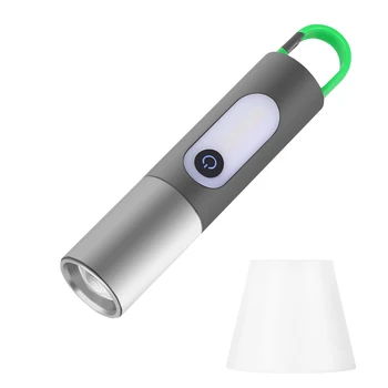 Супер яркий светодиодный фонарик XHP50 Портативные перезаряжаемые кемпинговые фонарики Можно использовать как велосипедную фару с увеличенным фокусным расстоянием 0
