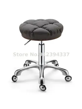 Подъемник для косметического стула Рабочий стул для парикмахерской Парикмахерское кресло для стрижки волос Парикмахерский салон Специальное кресло с вращающейся спинкой