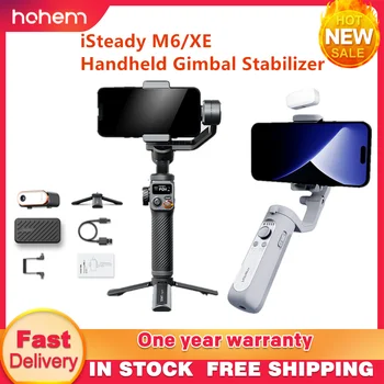 Hohem iSteady M6/XE 3-Осевой Ручной Карданный Стабилизатор Селфи-Штатив Для смартфона с Магнитной заливкой AI для Видеосъемки 0