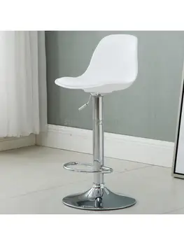Современный простой барный стул в скандинавском стиле, бытовой подъемник, вращающийся стул, высокий табурет, барный стул, кресло на стойке регистрации