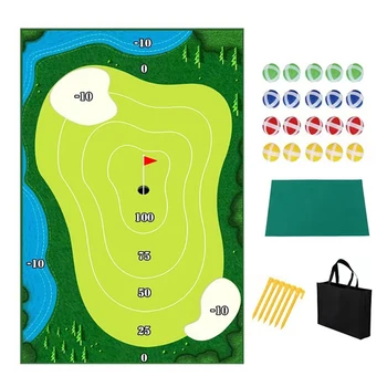 Набор для игры в мини-гольф с высококачественной площадкой для тренировки гольфа, набор для игры в гольф, коврик для игры в гольф на открытом воздухе, коврик для тренировки мяча для гольфа 0