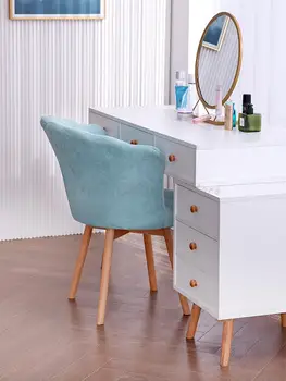 Стул в домашней спальне компьютерный стул письменный стол стул для учебы скандинавский удобный простой табурет для макияжа