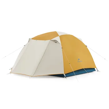 Двухслойная походная палатка Naturehike Портативные дорожные купольные палатки для 2 человек, рассчитанные на 3 сезона туристических походов с рюкзаком