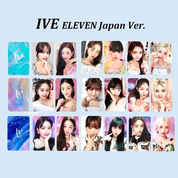 KPOP IVE Japan Дебютный альбом ELEVEN фотокарточек 6шт Selfie LOMO Cards Yujin Gaeul Wonyoung LIZ LEESEO REI LIZ Коллекции фанатов