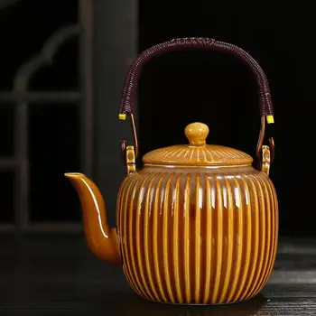 Чашка Чайник Сервиз для чая 800 мл С чаем Набор керамических чайников Фильтр Чайники для кружки Чайник для Пуэра Изысканный Глиняный горшок Китайский