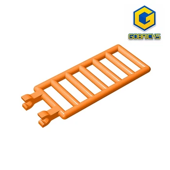 Планка Gobricks GDS-988 7 x 3 с двойными зажимами (Лесенка) совместима с детскими деталями lego 6020 