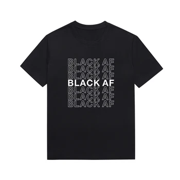 Новейший топ с надписью Black Af Melanin, летняя базовая футболка с коротким рукавом, женская футболка на заказ 1