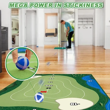 Набор для игры в мини-гольф с высококачественной площадкой для тренировки гольфа, набор для игры в гольф, коврик для игры в гольф на открытом воздухе, коврик для тренировки мяча для гольфа 1