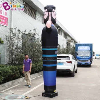 Изготовленный на заказ человек с надувной трубкой 3mH для украшения магазина, рекламирующий игрушки Sky Air Dancer 2