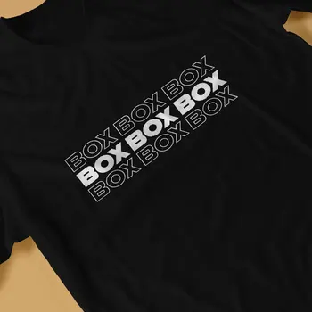 Коробка Формулы 1 Формулы 1 Box Box Box F1 Футболка с выцветшим текстом Homme Мужская одежда Blusas Футболка из полиэстера для мужчин 2