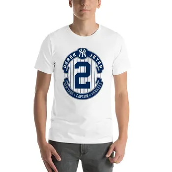 Новая футболка Number 2 New York Captain, рубашка с животным принтом для мальчиков, черные футболки, одежда для мужчин 2