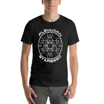 Новая футболка Pleiadian Starseed Sacred Geometry, мужские футболки, быстросохнущая футболка, мужская футболка с рисунком 2