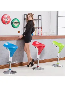 Современный европейский минималистичный барный стул с подъемником, высокий табурет, барный стул, барный стул, вращающийся барный стол и стул, креативный высокий табурет 3