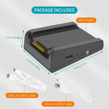 Быстрая зарядка аккумулятора через USB-концентратор для DJI Air 3 Аксессуары для аккумуляторов A0NB 3