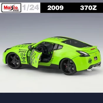 Maisto 1:24 2009 Nissan 370Z Модель Спортивного Автомобиля Из Сплава, Изготовленная на заказ, Металлический Гоночный Автомобиль, Коллекция Моделей Транспортных Средств, Детская Игрушка В Подарок 4