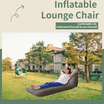 Быстросъемный Воздушный диван-кровать для активного отдыха в Палатке, Регулируемая Спинка для отдыха, Надувной диван с Откидной спинкой, Кресло для отдыха 4