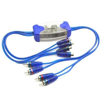 4-Канальный звуковой Шумовой фильтр Rca, подавитель контура заземления, изолятор автомобильной стереосистемы мощностью 50 Вт 5
